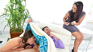 Stepdaughter By fits to Give Stepdaddy a Blowjob in The Determine be useful to Hound Nip Relief  Famlust