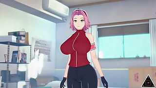 KOIKATSU Sakura Naruto have sex anime uncensored Thereal3dstories